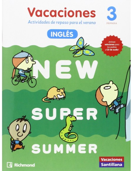 NEW SUPER SUMMER 3º PRIMARIA BOOK AUDIO